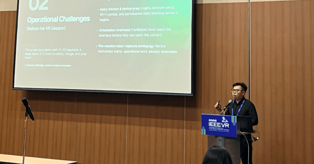 Founder of MIxel Studio Inc Chiao Lin at IEEE VR 2026